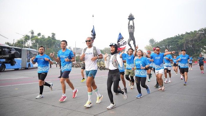 Road to DOCORUN Run For Health 2024 digelar di CFD Senayan, Jakarta, Minggu (2/5/2024)