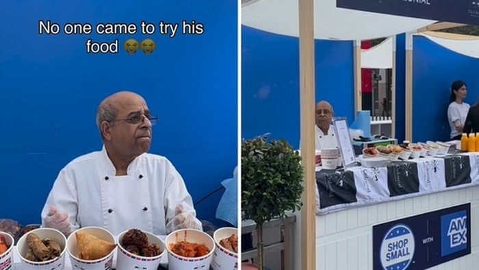 Viral Gerai Makanan Chef Ini Sepi Pengunjung, Netizen Bantu Dukung
