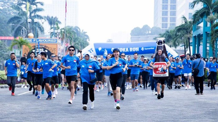 Agent of Change dengan Mengutamakan Kesehatan Pekerja Otsuka Group Indonesia menggelar acara Otsuka Run 2024 untuk meluncurkan Program Kesehatan Pekerja sebagai bentuk kerja sama dengan Kementerian Kesehatan Republik Indonesia.