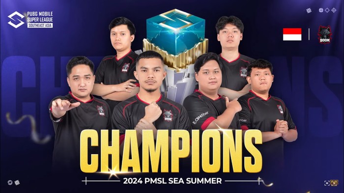 2024 PMSL SEA Summer telah berakhir. Boom Esports sukses meraih gelar juara, dan lolos ke babak grup stage Esports World Cup (EWC) 2024 di Riyadh, Arab Saudi.
