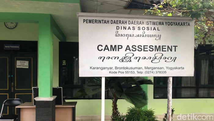 Camp Assessment Dinsos DIY. Foto diambil Senin (3/6/2024).