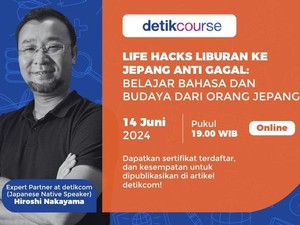 Belajar Bahasa & Budaya Jepang di detikCourse, Langsung Bisa Ngomong!