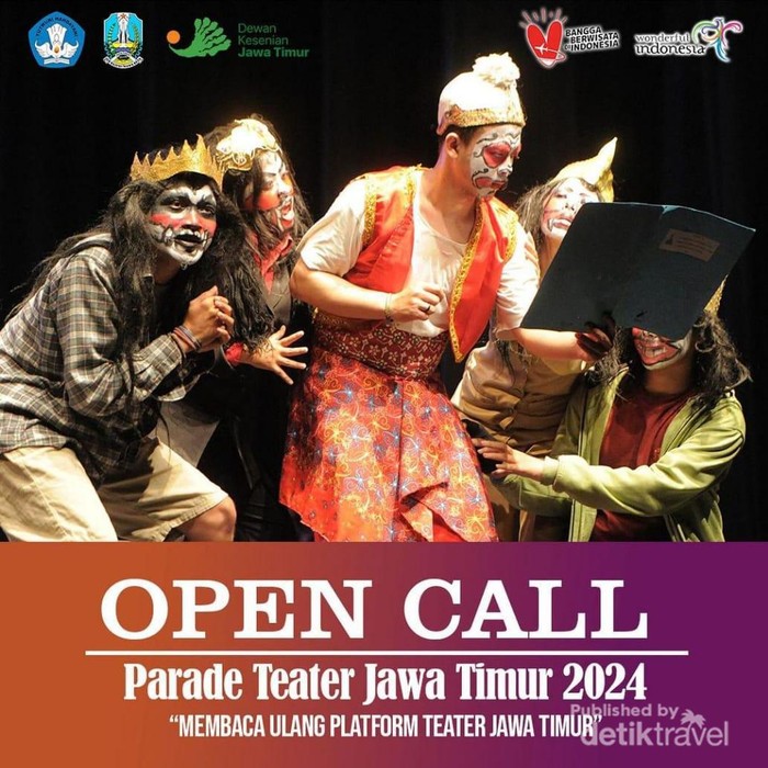 Disbudpar Open Call Parade Teater Jawa Timur 2024