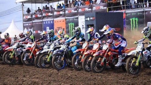 Event MXGP 2023 yang digelar di Sirkuit Selaparang Kota Mataram.