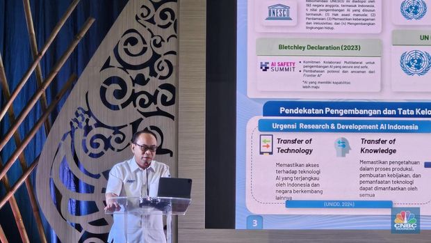 Google melakukan investasi senilai US$15 juta (Rp243 miliar) di kawasan Asia Pasifik, bertajuk AI Opportunity Fund yang didukung oleh Google.org. (CNBC Indonesia/Intan)