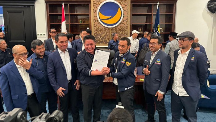 Herman Deru-Cik Ujang resmi kantongi rekomendasi NasDem