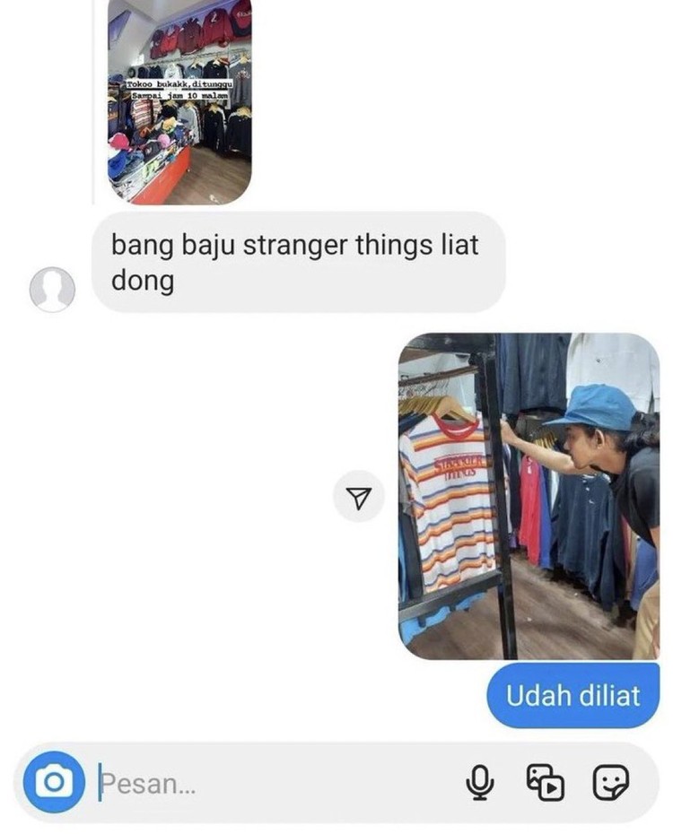 Kita tidak bisa mengontrol 100% apa yang ada di internet, karena itu, ada saja hal random yang mungkin lewat di timeline. Kayak yang berikut ini.