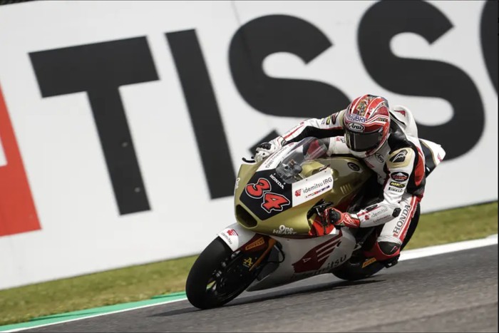 Mario Aji di Moto2 Italia 2024 di Mugello