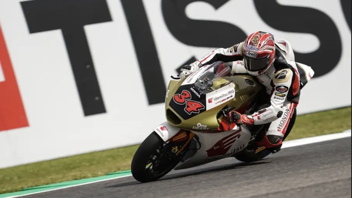 Mario Aji di Moto2 Italia 2024 di Mugello