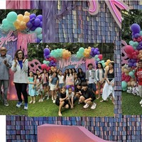 Meski hanya di rumah namun pesta ultah Mikhayla tampak meriah dengan dihadiri oleh para sahabatnya. Tak hanya itu saja, lokasi perayaan ultahnya juga sudah didekorasi sedemikian rupa. Foto: Instagram/@ramadhaniabakrie