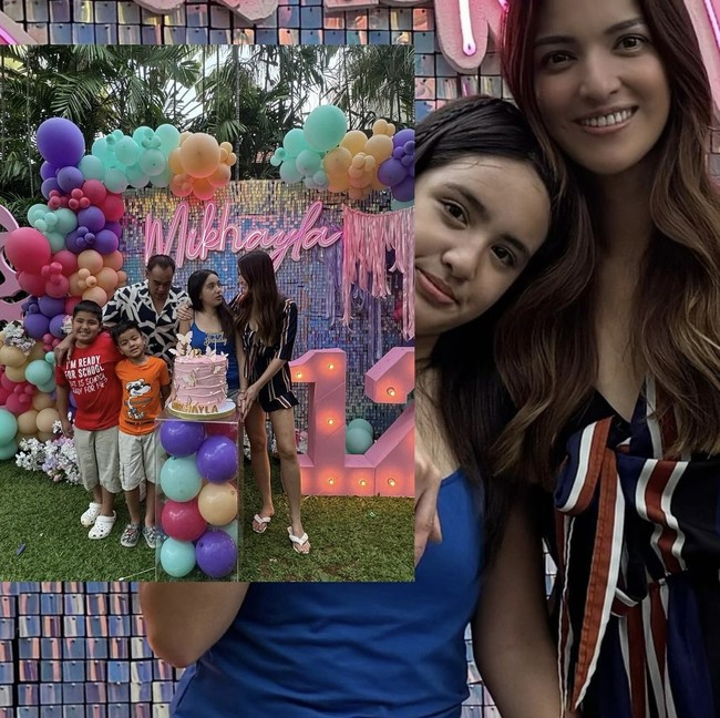 Mikhayla sendiri diketahui lahir pada 2 Juni 2012. Sudah semakin besar, penampilannya dengan sang mama jadi terlihat bak kakak-adik. Foto: Instagram/@ramadhaniabakrie