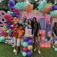 Putri sulung Nia Ramadhani dan Ardi Bakrie, Mikhayla Zalindra Bakrie, baru saja berulang tahun yang ke-12. Melalui akun Instagram pribadinya, Nia membagikan foto-foto momen perayaan ulang tahun sang putri yang digelar di rumah. Foto: Instagram/@ramadhaniabakrie