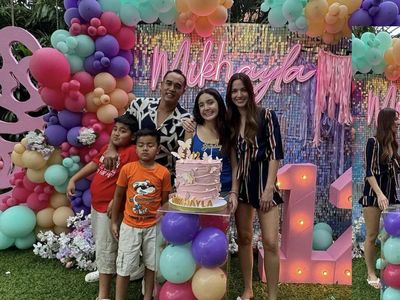 7 Foto Ultah Mikhayla Putri Nia Ramadhani, Tetap Meriah Walau Hanya di Rumah