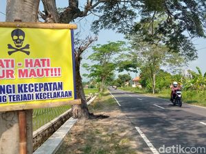 Korban Berjatuhan, Jalan Posis-Cawas Klaten Dipasang Rambu Jalur Maut