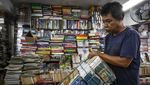 Potret Sepinya Pengunjung di Pasar Buku Kwitang