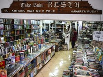 Potret Sepinya Pengunjung di Pasar Buku Kwitang