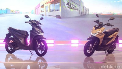 Penampakan All New Honda BeAT, Punya Fitur Smart key dan Alarm
