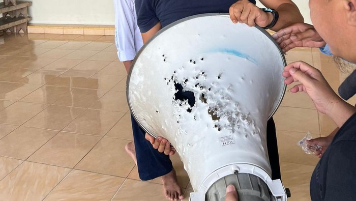 Pengeras suara masjid jadi sasaran tembak OTK.