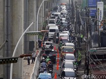 Potret Kemacetan di Cipulir Akibat Proyek Gorong-gorong