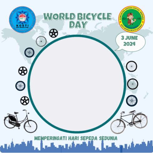Twibbon Hari Sepeda Sedunia 2024