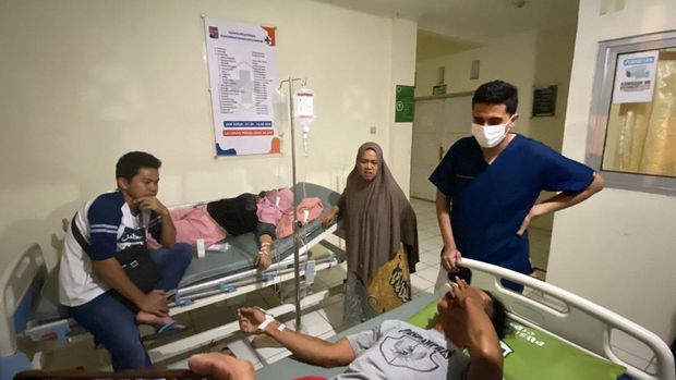 Warga keracunan makanan di Bogor Selatan (Sholihin/detikcom)