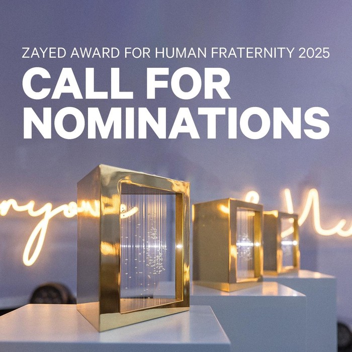 Zayed Award for Human Fraternity 2025