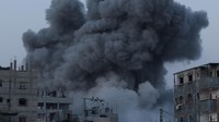 UNOSAT mengatakan perbandingan gambar menunjukkan Deir Al-Balah, di tengah, dan Gaza, di utara, mengalami kerusakan terparah antara 1 April dan 3 Mei. 