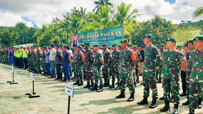 Apel jelang kedatangan Wapres Maruf Amin ke Kota Sorong, Papua Barat Daya.