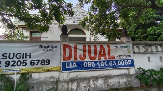 Bangunan Bondo Loemakso yang sudah menjadi milik perseorangan dijual di akun jual beli.