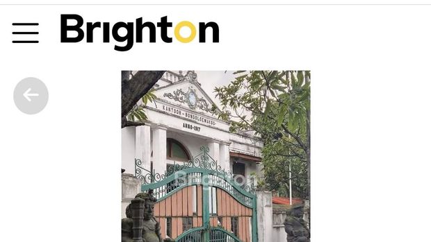 Bangunan Bondo Loemakso yang sudah menjadi milik perseorangan dijual di akun jual beli.