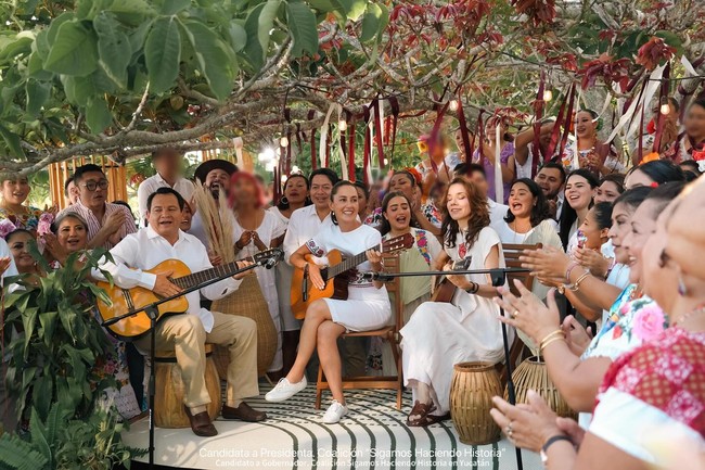 Selain sebagai presiden wanita pertama, terpilihnya Claudia Sheinbaum juga jadi perhatian karena dukungannya terhadap Palestina. Meski menganut kepercayaan Yahudi, ia ikut mengutuk kekerasan yang dilakukan Israel.  Foto: Instagram Claudia Sheinbaum