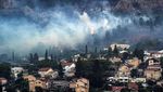 Diserang Hizbullah, Hutan di Kiryat Shmona Israel Terbakar