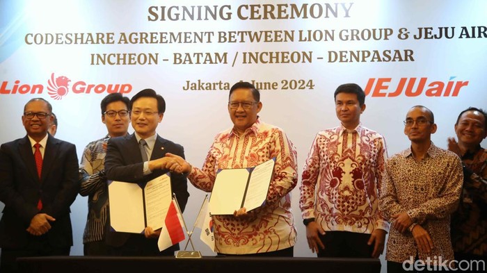 Gandeng Jeju Air, Lion Group Buka Rute Incheon-Batam dan Incheon-Denpasar