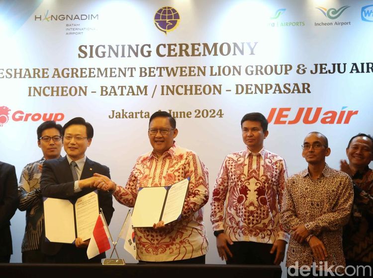 Gandeng Jeju Air, Lion Group Buka Rute Incheon-Batam dan Incheon-Denpasar
