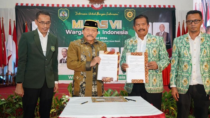 Hendropriyono di acara Munas WBI (Devi/detikcom)