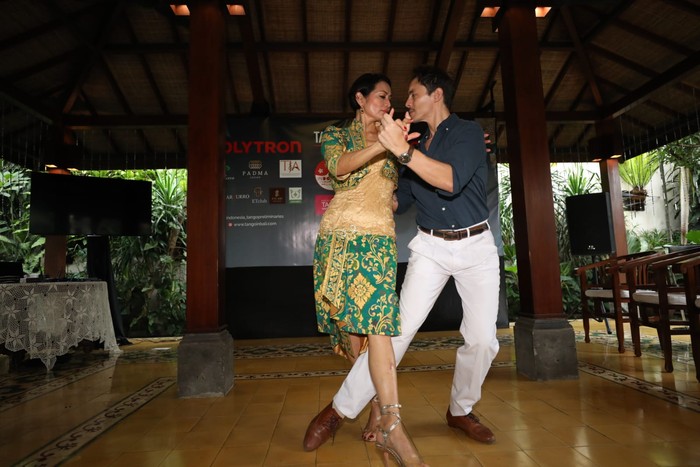 Jumpa pers Tango in Bali 2024 di kawasan Kemang, Jakarta Selatan. Jumpa pers Tango in Bali 2024 di kawasan Kemang, Jakarta Selatan.