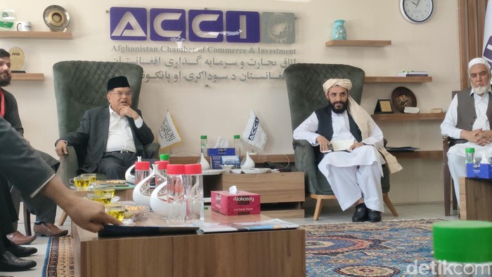 Jusuf Kalla bertemu Ketua Kadin Afghanistan