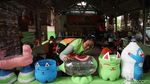 Karya Seni dari Limbah Galon Plastik ala UPS Badan Air