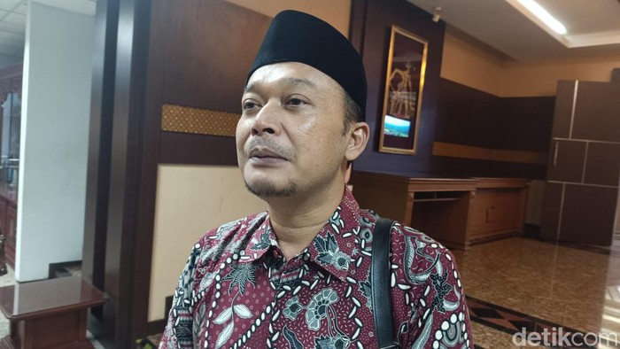 Ketua KPU Jateng Handi Tri Ujiono saat ditemui wartawan di Kantor Gubernur Jateng, Semarang, Selasa (4/6/2024).