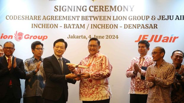 Lion Air Group Kerja Sama Dengan Jeju Air