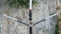 Penampakan antena radio HF yang sudah berhasil dirakit. Foto: (Dok Fayyas Ahmadullah)