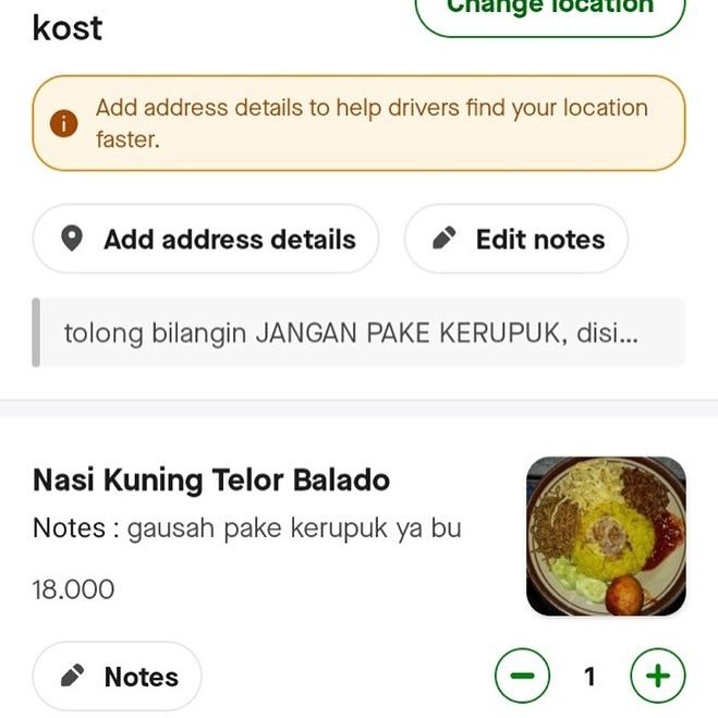 Ngakak! Pembeli Emosi saat Pesan Nasi Kuning Tanpa Kerupuk via Ojol