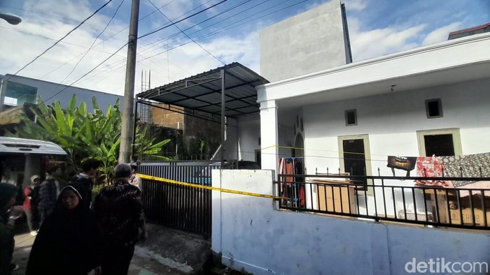 Penampakan rumah di Makassar lokasi lansia ditemukan tewas. Andi Audia Faiza Nazli Irfan/detikSulsel