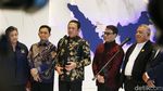 Momen Pimpinan MPR Temui Surya Paloh di DPP NasDem