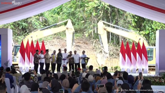 Presiden Joko Widodo groundbreaking kampus Gunadarma