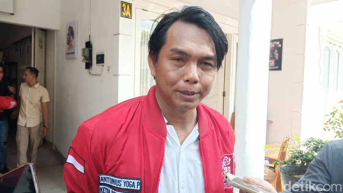 Ketua DPD PSI Solo Antonius Yogo Prabowo, saat ditemui di DPD PSI Solo, Selasa (4/6/2024).