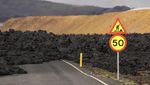 Saat Lava Terus Mengalir dari Gunung Berapi Islandia