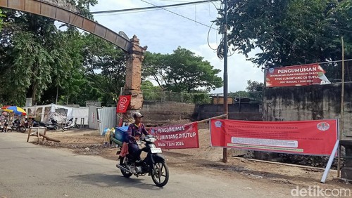 Situasi terkini di TPSS Lumintang di Denpasar, Bali, Selasa (4/6/20240. Tempat pembuangan sampah itu resmi ditutup dan akan dijadikan skatepark.