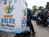 Ada Samsat Keliling Pakai Motor di Surabaya
