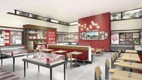 Tidak sekadar lihat-lihat museum, tetapi pelanggan yang datang ke tempat ini bisa memesan aneka menu yang ada di KFC. Begini tampilan ruangan makannya. Foto: onlyinyourstate.com / sanderscafe.com